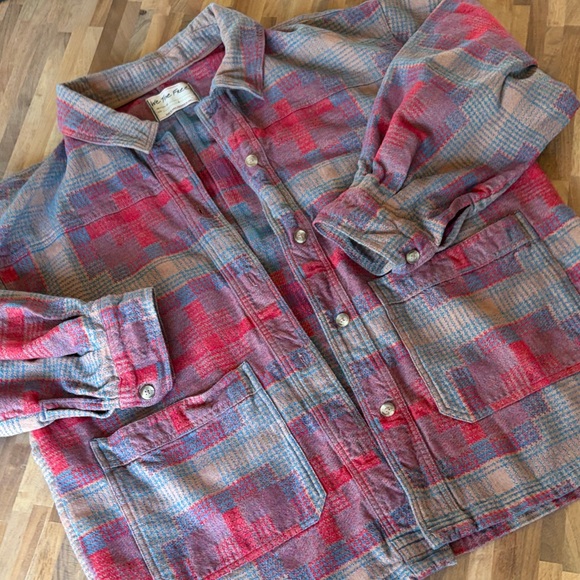 We The Free Keep It Cozy Plaid shirt - Picture 2 of 4